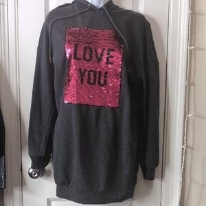 Fashion Nova Gray Mesh Fabric